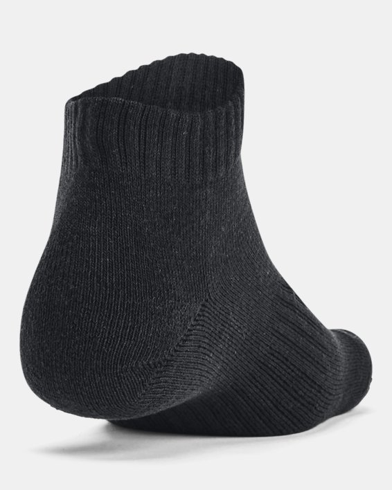 Unisex UA Core Low Cut 3-Pack Socks, Black, pdpMainDesktop image number 2